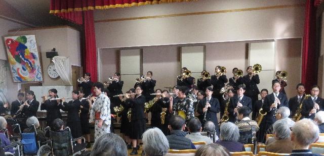 Ｄｅｃｅｍｂｅｒ　西陵高校吹奏学部様　慰問