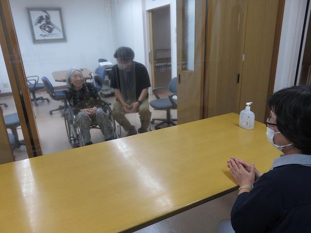 6・2020　福寿園での面会風景