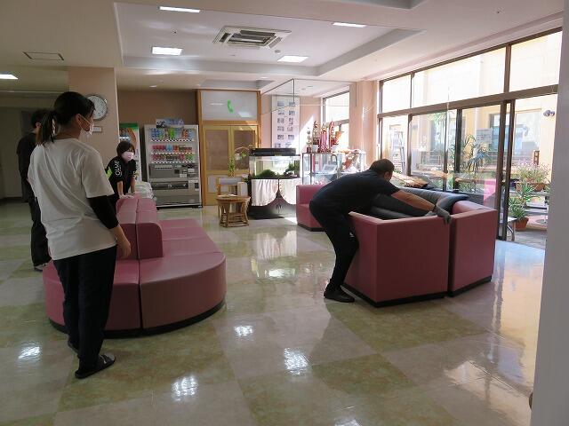 10・2021　床ワックス掛けｄｅ(*'ω'*)ピッカピカ