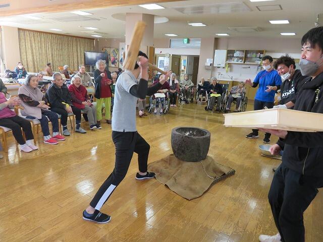 12・2022　もちつき大会(*'ω'*)