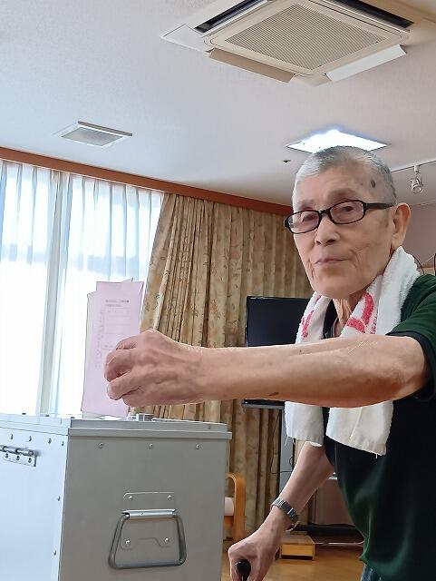 7・2025　不在者投票(*'ω'*)