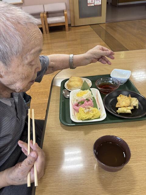 7・2025　七夕そうめん(*'ω'*)