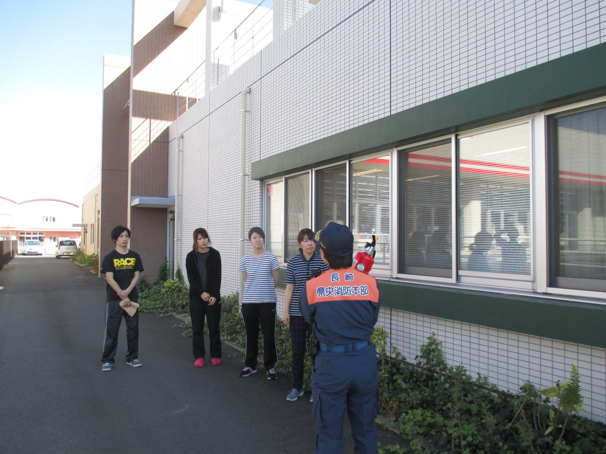 平成３０年度第１回目諫早中央避難訓練実施報告