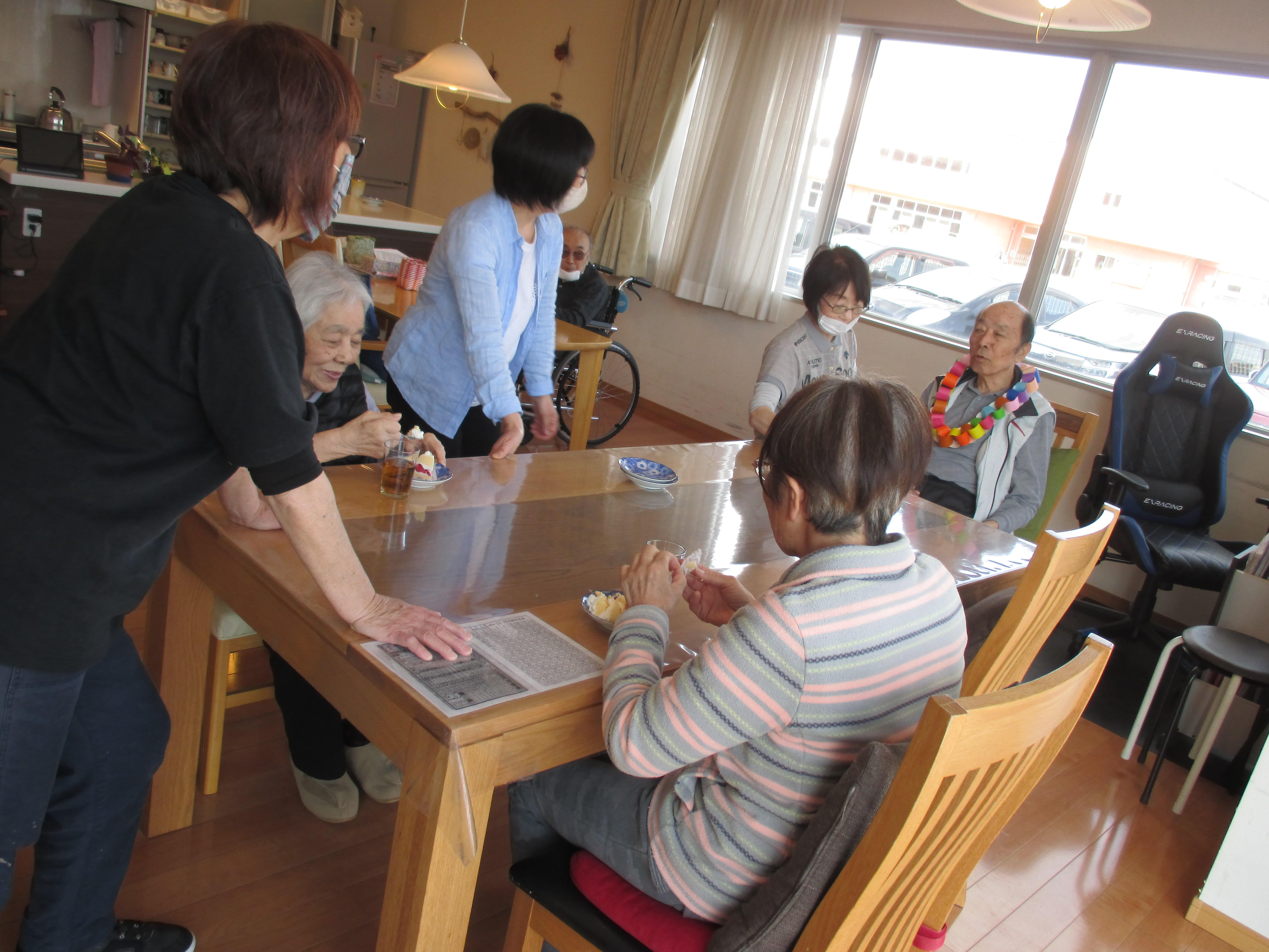 お祝いしました。