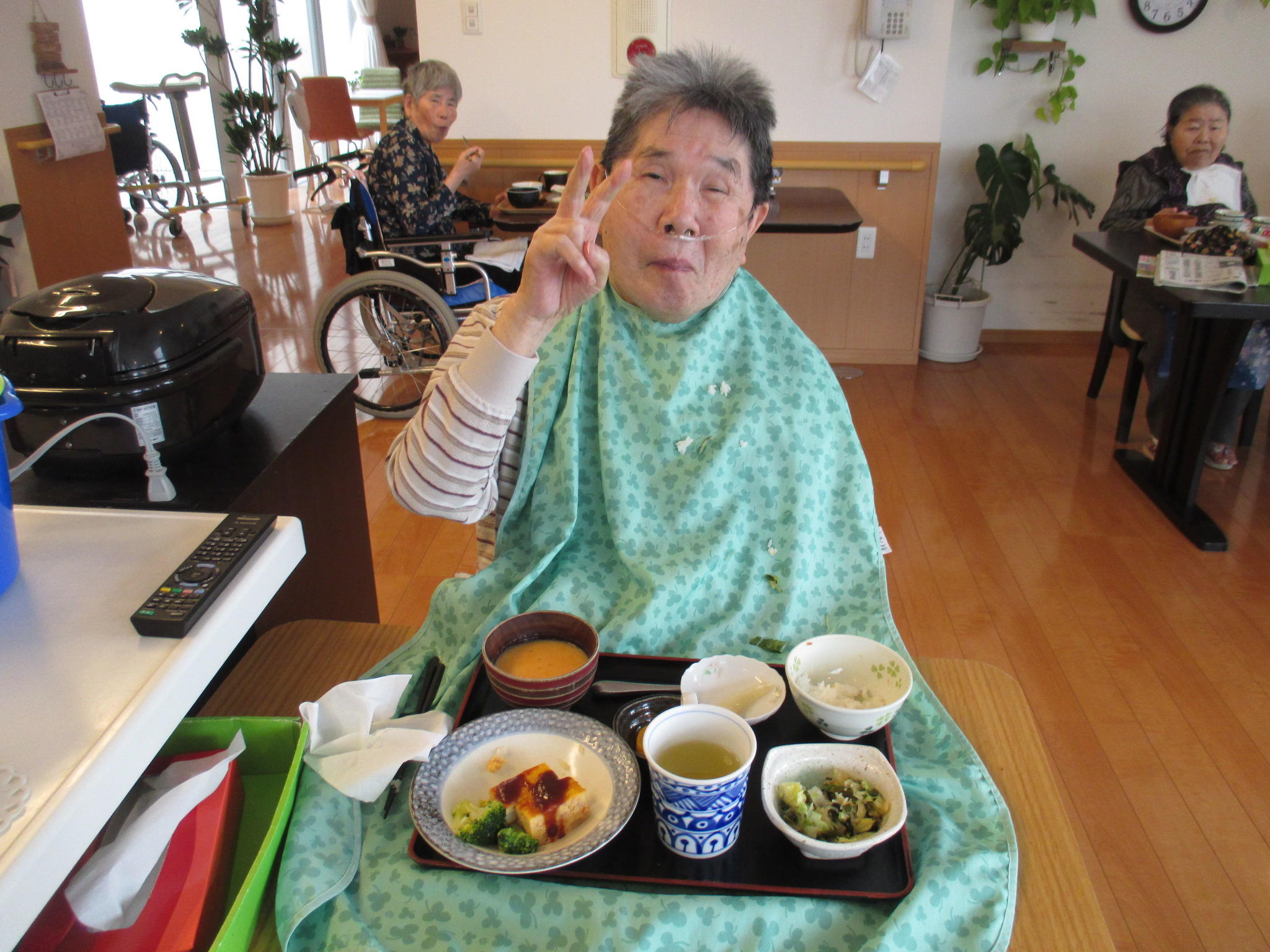 最近の昼食の風景