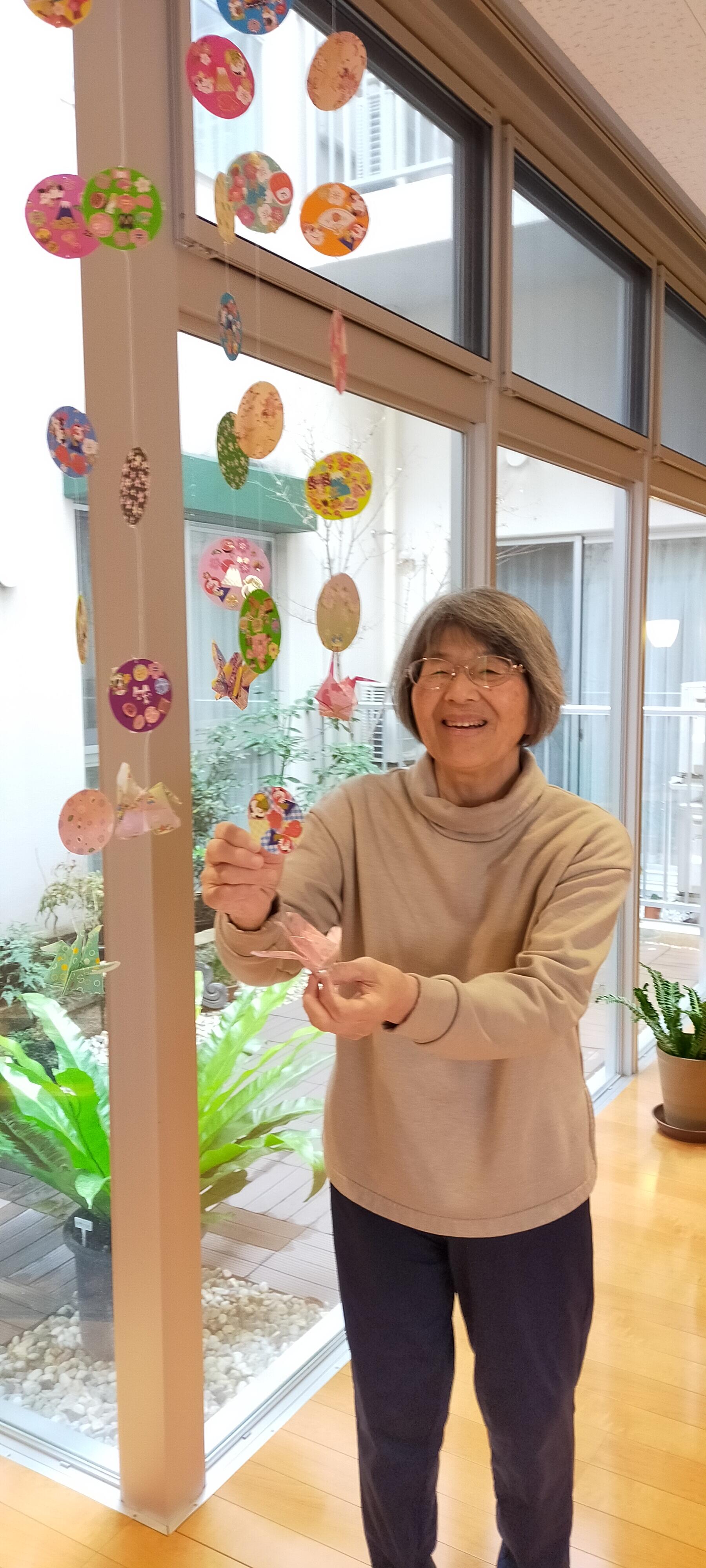 ペタペタ、もぐもぐタイム　(諫早中央ショートステイ)