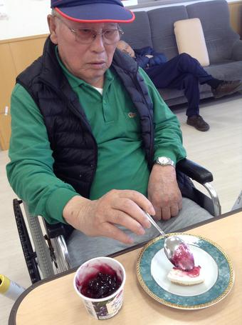 レアチーズケーキ完成！