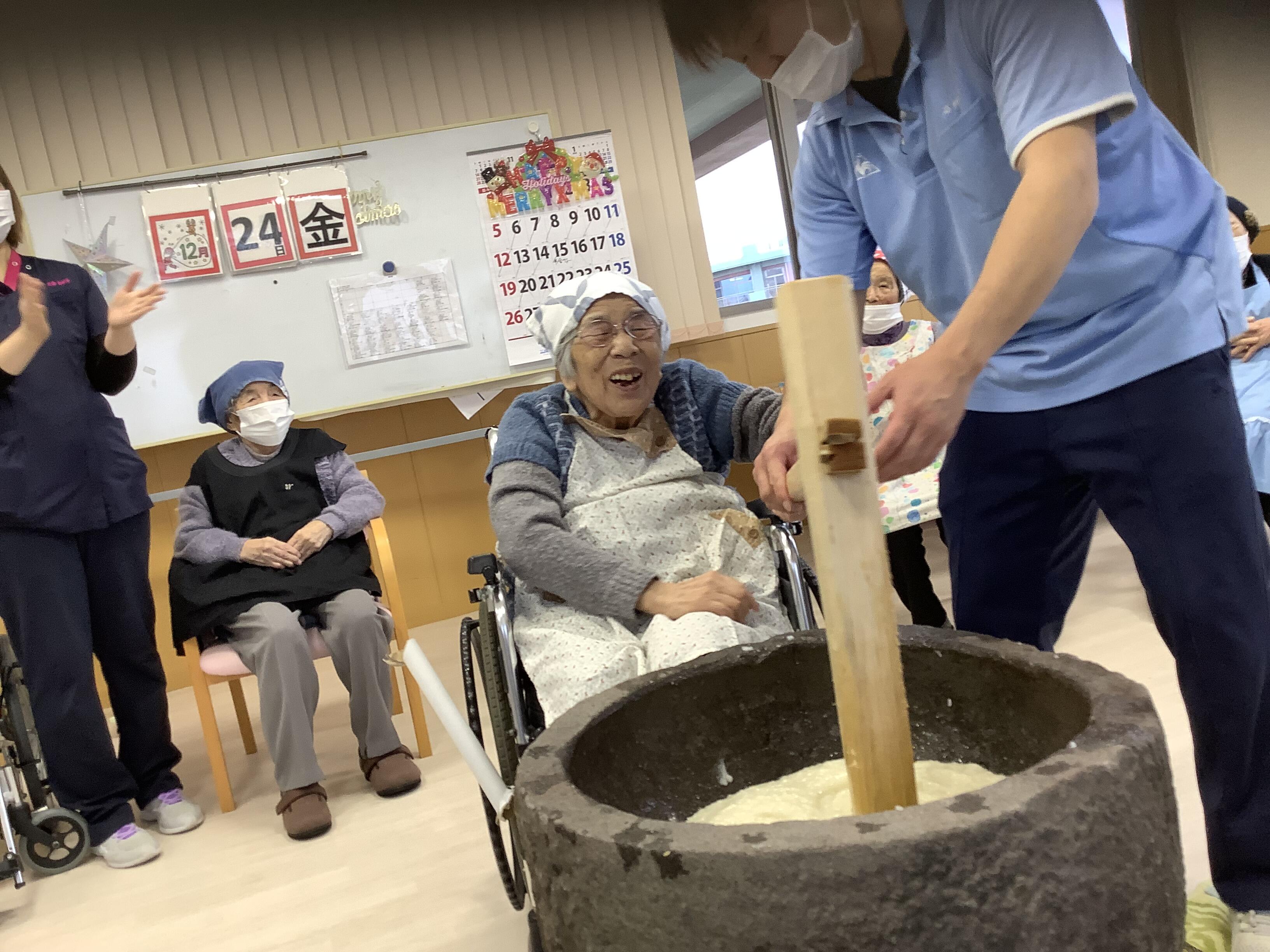 餅つき