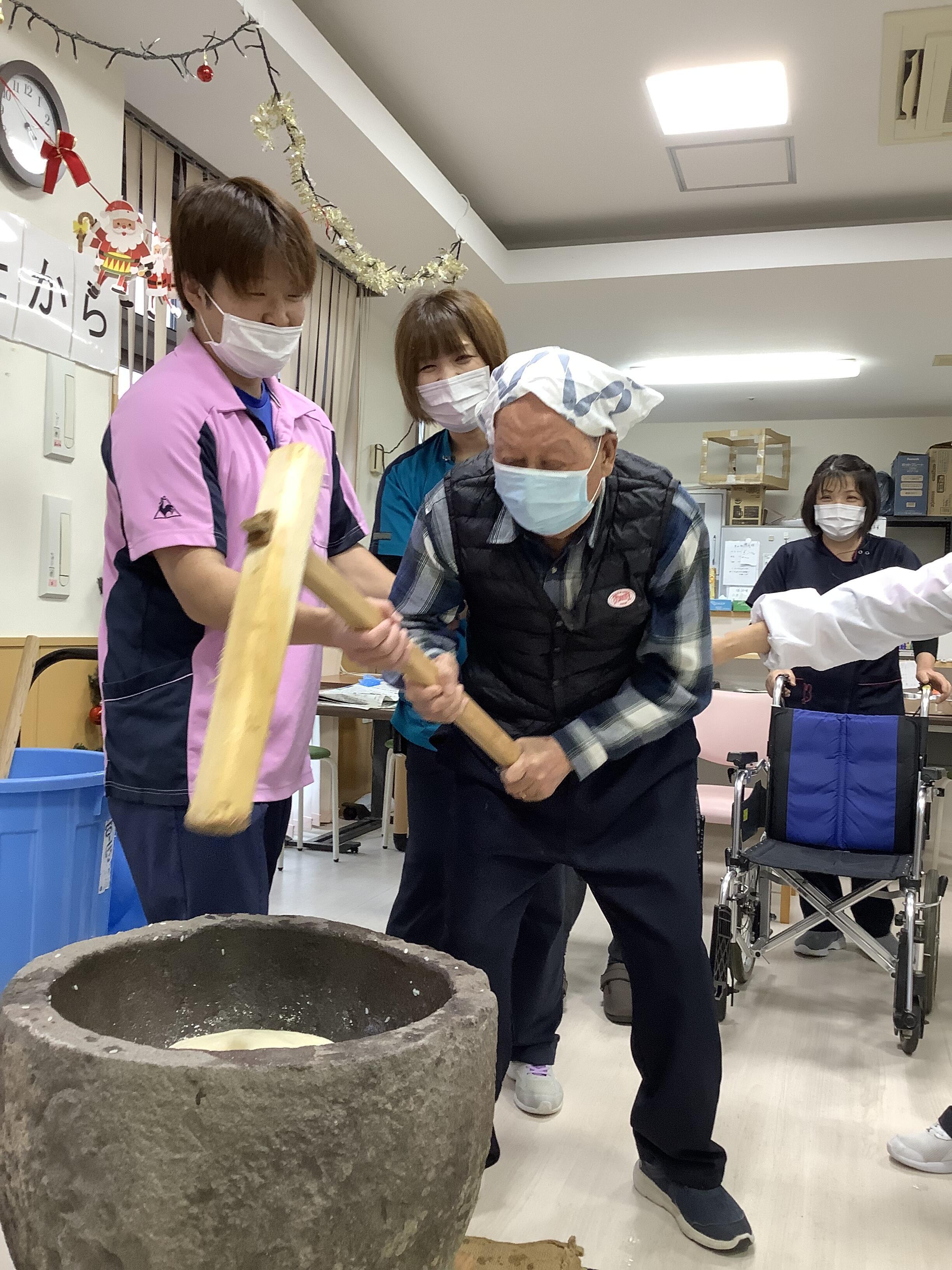 餅つき