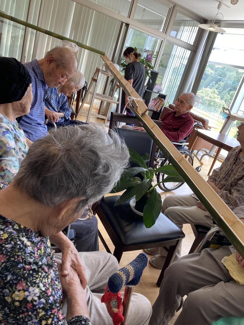 夏の終わりに素麺流し