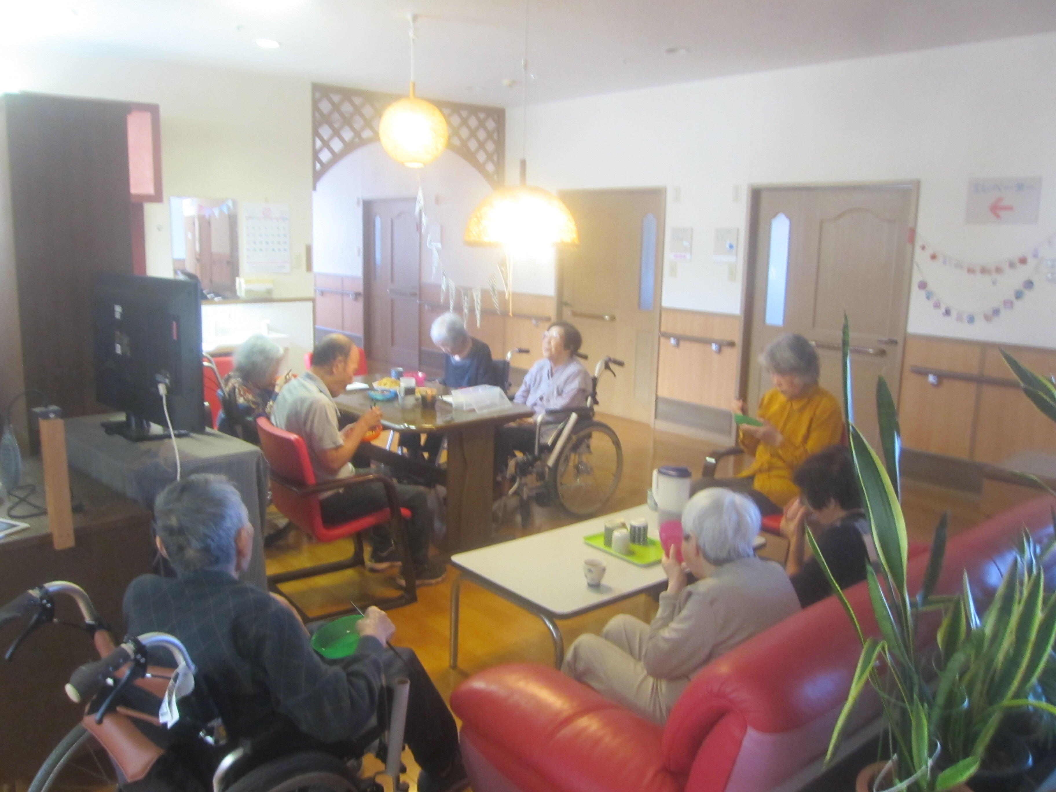 秋の食祭り【ショートステイ うきうき通り】